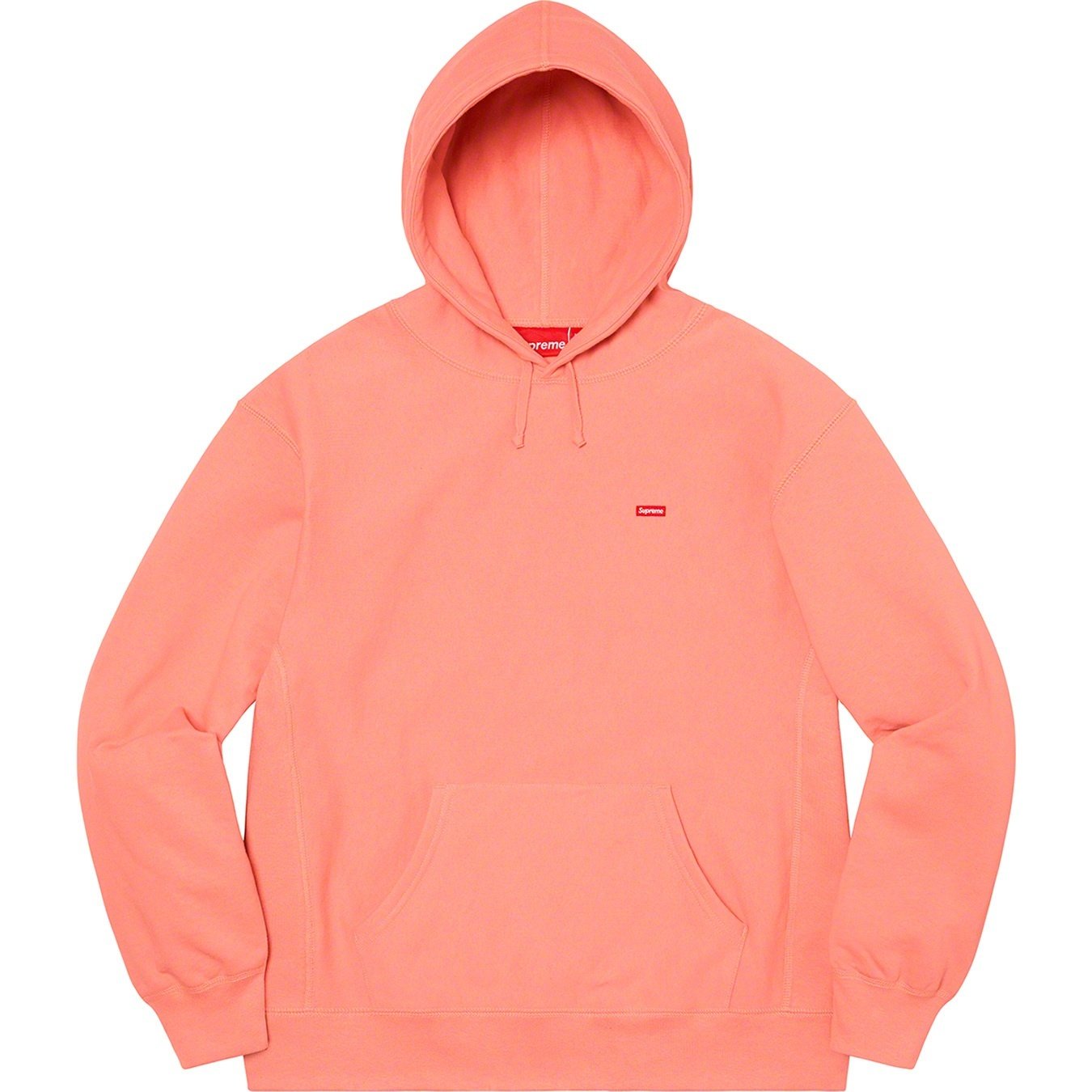 Supreme Small Box Hooded Sweatshirt (SS21) - Dusty Coral - $148