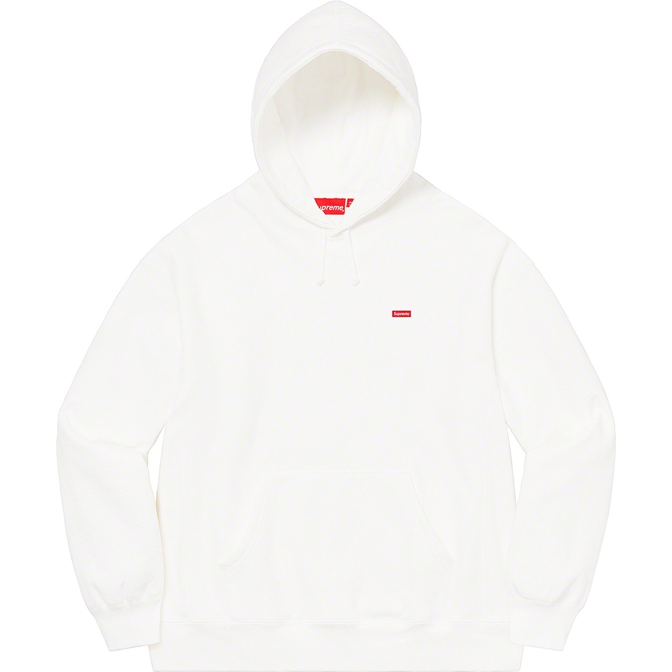 Supreme Small Box Hooded Sweatshirt (SS21) - White - $148