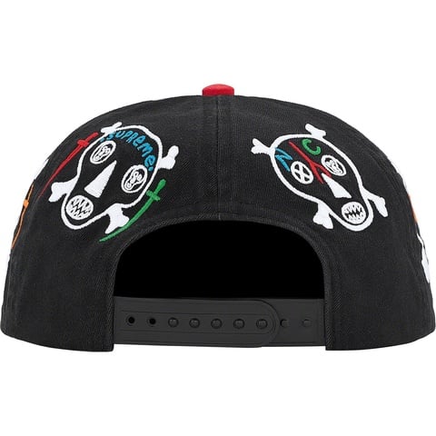 Supreme Clayton Patterson/Supreme Skulls 5-Panel - Black