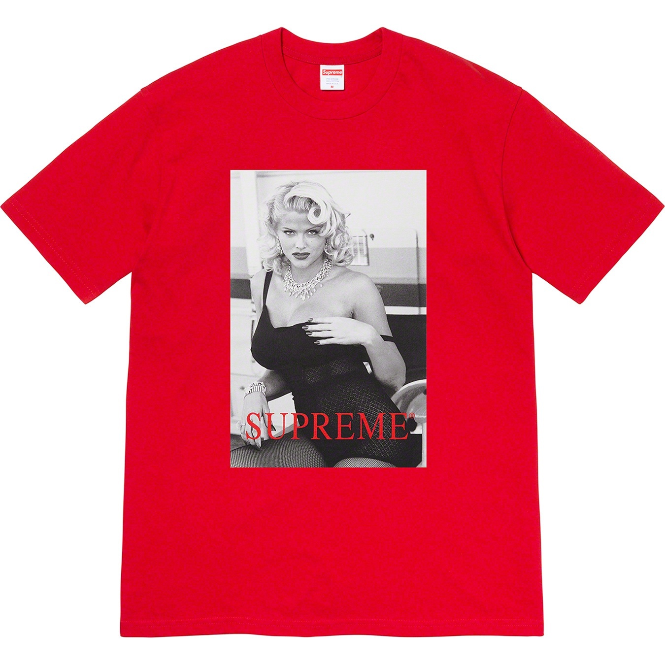 Supreme Anna Nicole Smith Tee (SS21) - Red - $48