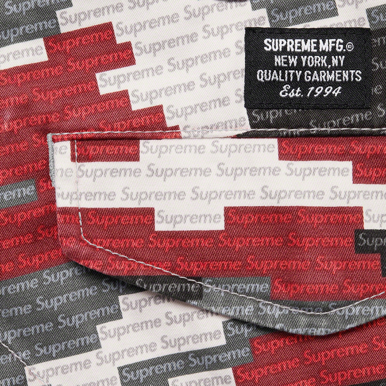 Supreme Cargo Pant (SS21) - Red Camo - $158