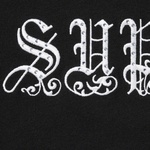 Supreme Old English Rhinestone S S Top (SS21) - Black