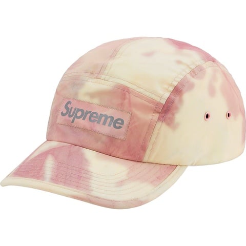 Supreme Reflective Dyed Camp Cap - Magenta