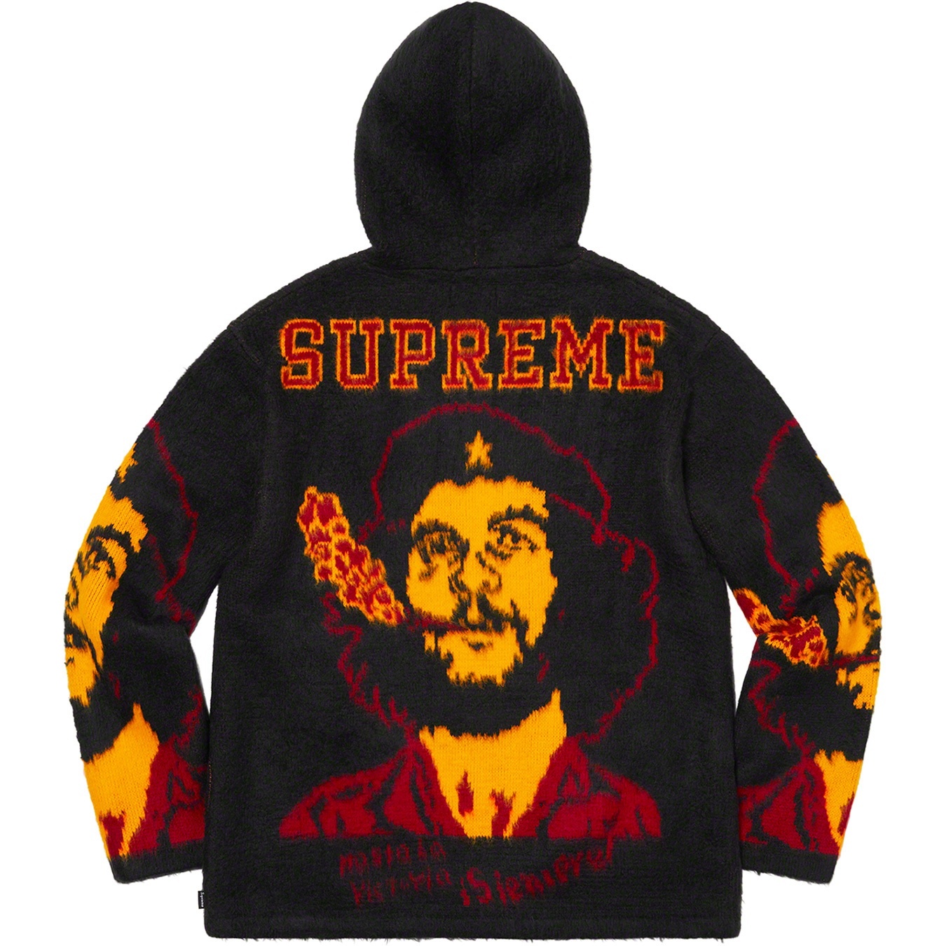 Supreme Che Hooded Zip Up Sweater (SS21) - Black - $248