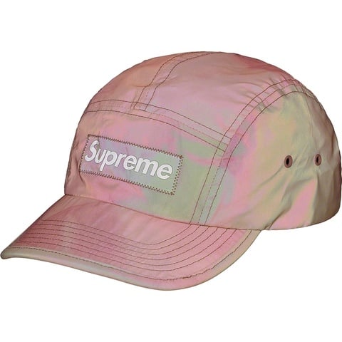 Supreme Reflective Dyed Camp Cap - Magenta