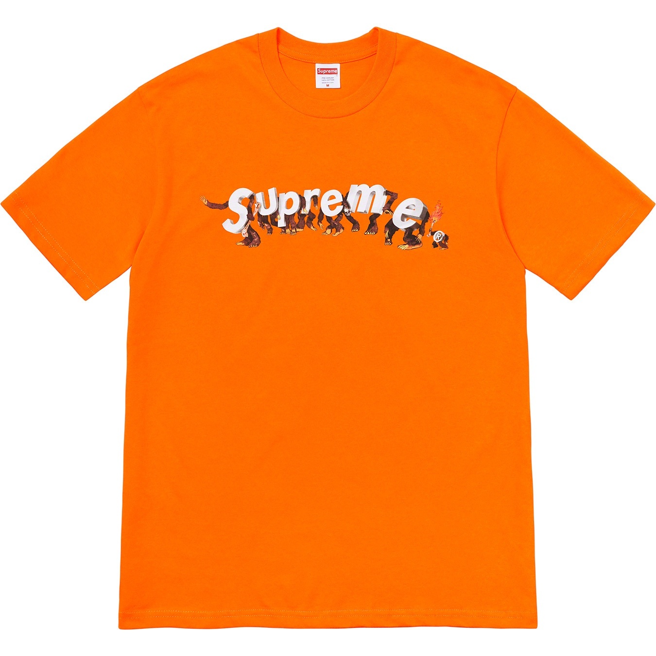 APE × Supreme Tシャツ Supreme Apes Tee Black Men's - SS21 - US
