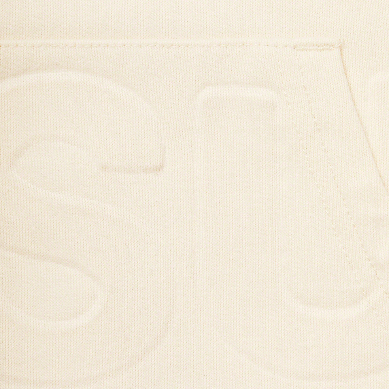 Supreme Embossed Logos Hooded Sweatshirt (SS21) - Natural - $158