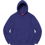 Supreme Embossed Logos Hooded Sweatshirt (SS21) - Washed Navy