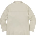 Supreme Braided Leather Overcoat (SS21) - Sand