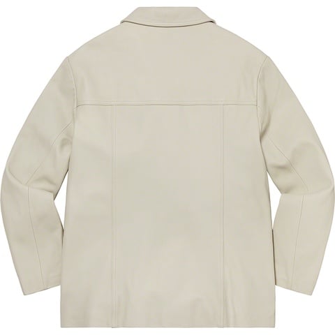 Supreme Braided Leather Overcoat - Sand