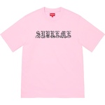 Supreme Old English Rhinestone S S Top (SS21) - Light Pink