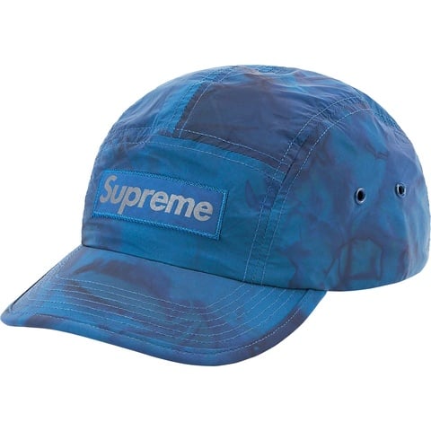 Supreme Reflective Dyed Camp Cap - Blue