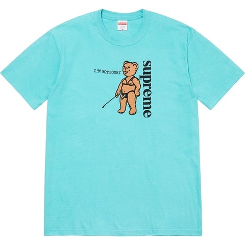 Supreme Not Sorry Tee - Light Teal