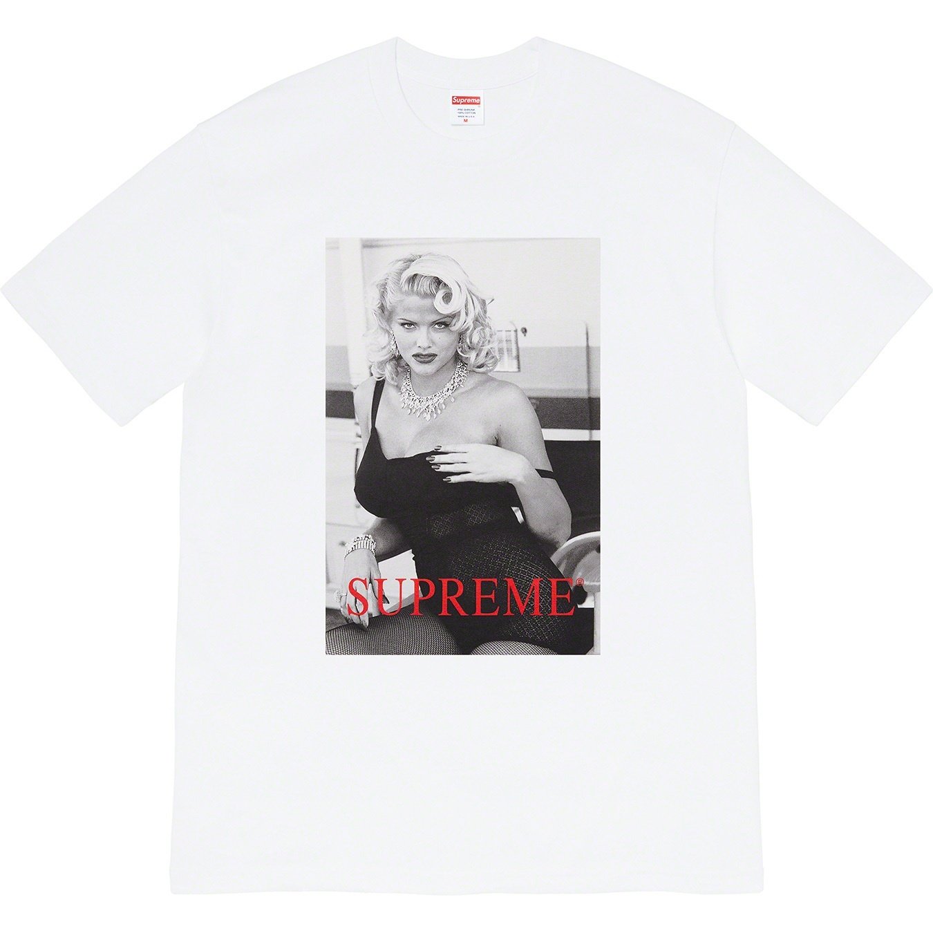 Supreme Anna Nicole Smith Tee (SS21) - White - $48
