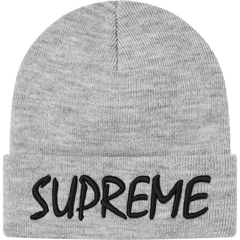 Supreme FTP Beanie - Heather Grey