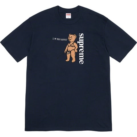 Supreme Not Sorry Tee - Navy