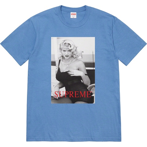 Supreme Anna Nicole Smith Tee - Dusty Light Royal