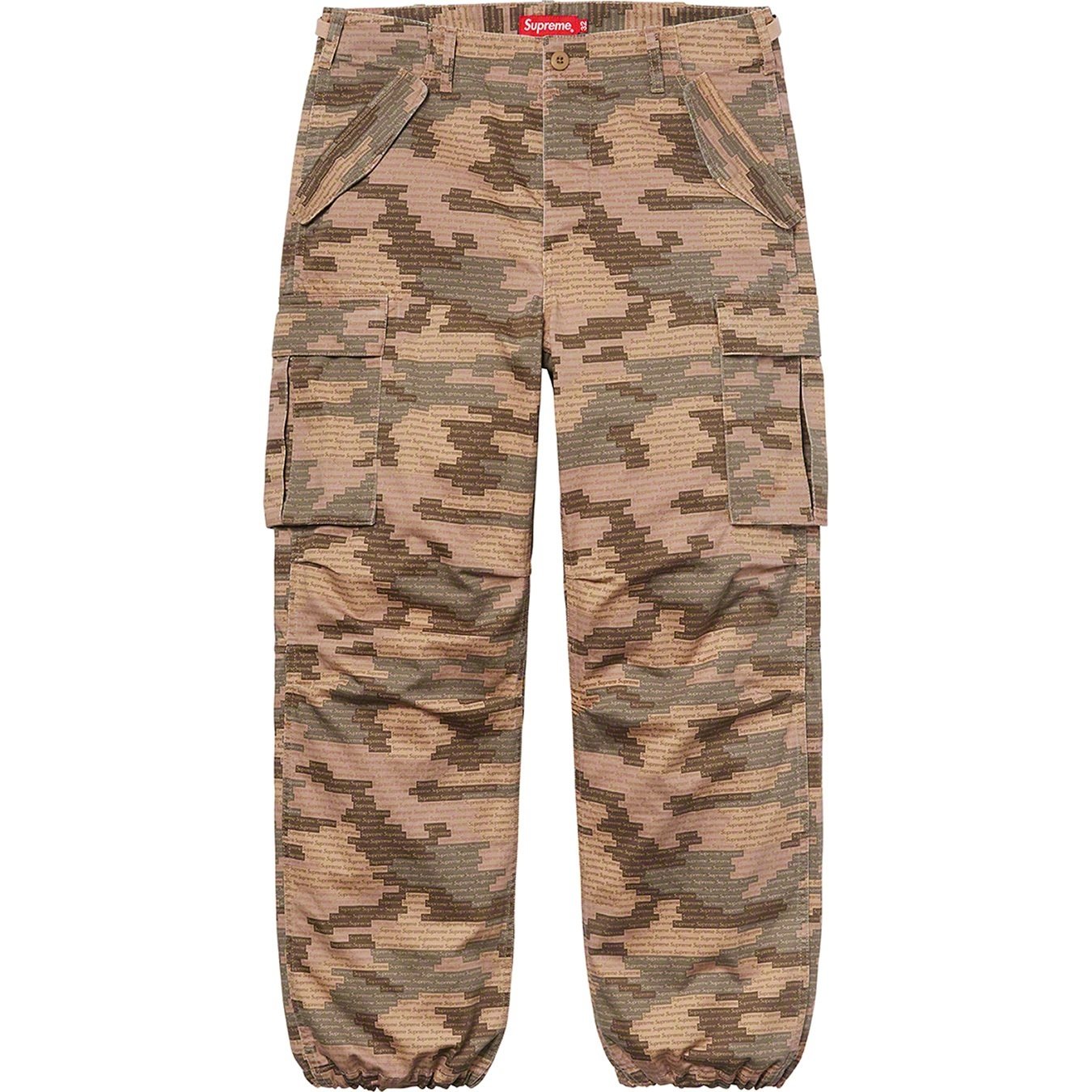 Supreme Cargo Pant (SS21) - Tan Camo - $158