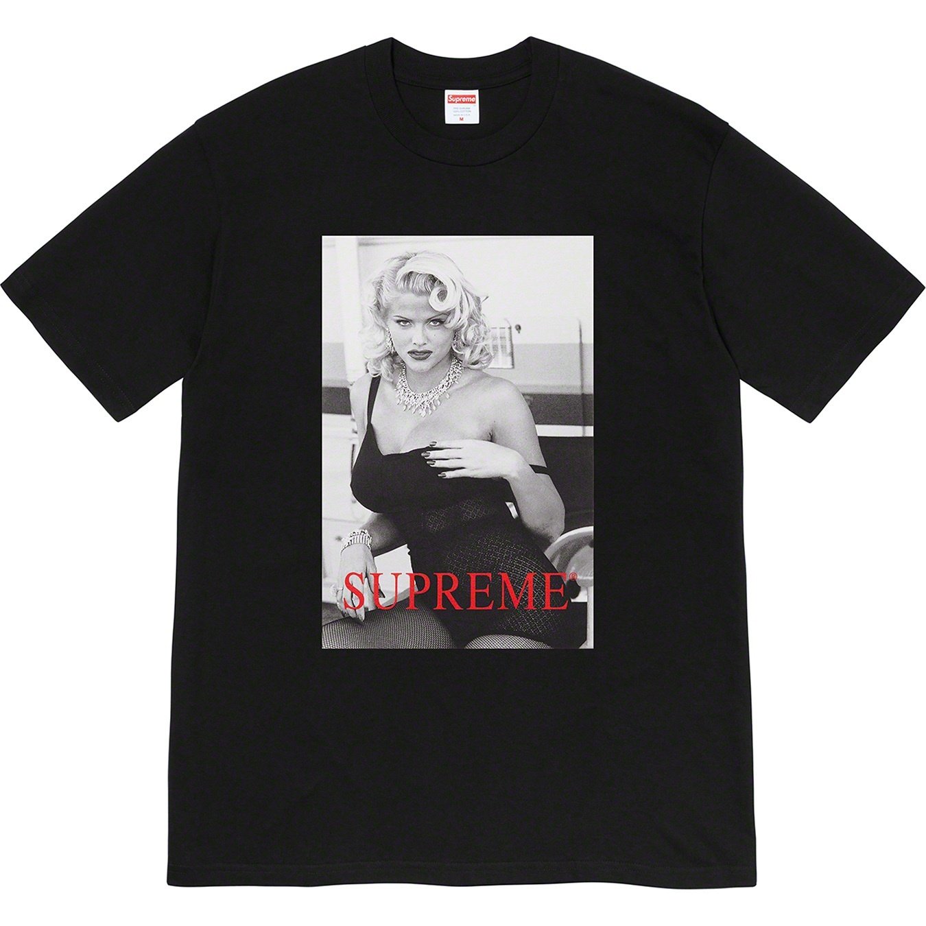 Supreme Anna Nicole Smith Tee (SS21) - Black - $48