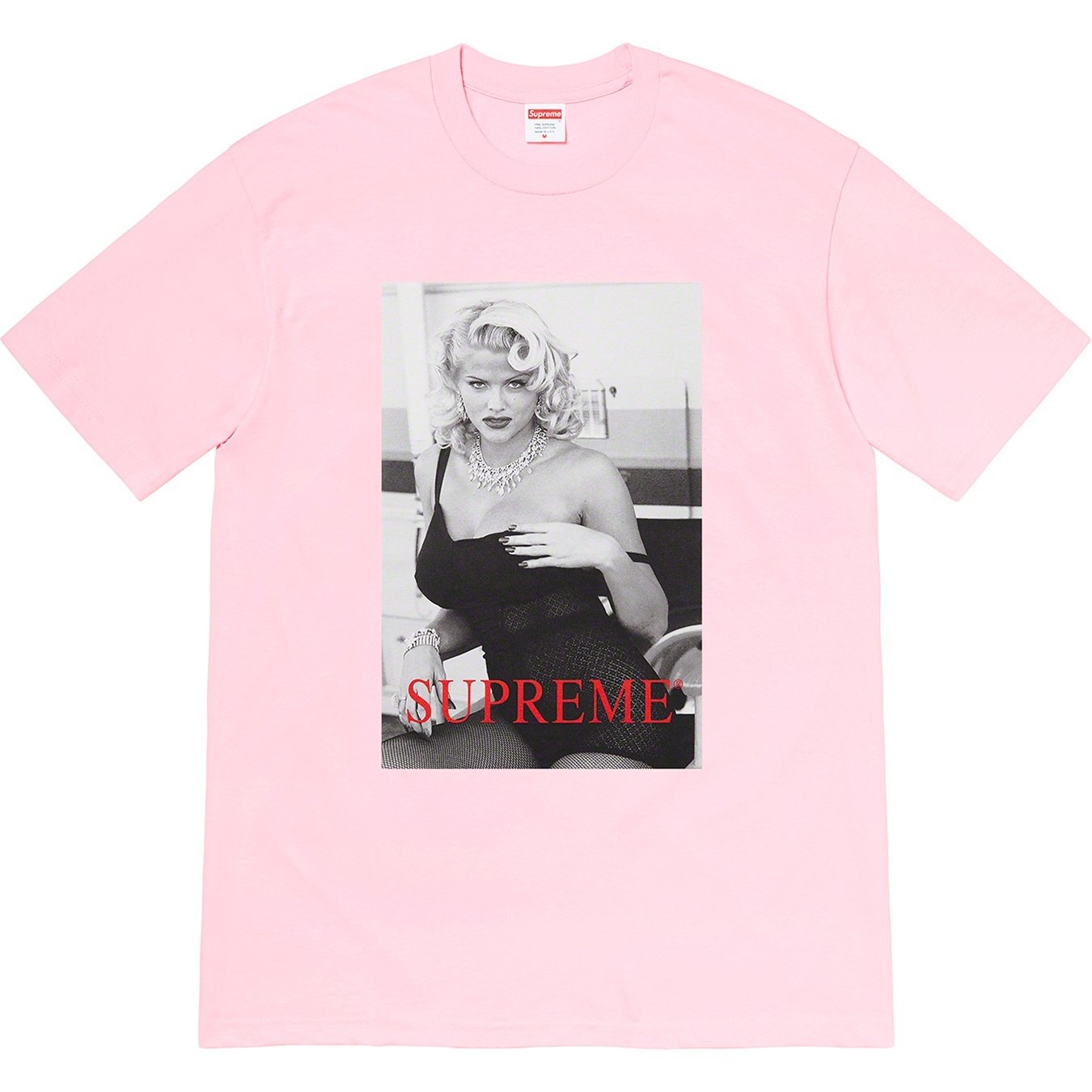 Supreme Anna Nicole Smith Tee (SS21) - Light Pink - $48