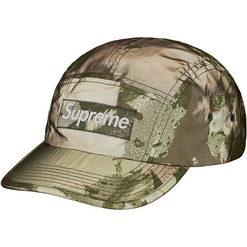 Supreme Reflective Dyed Camp Cap - Green