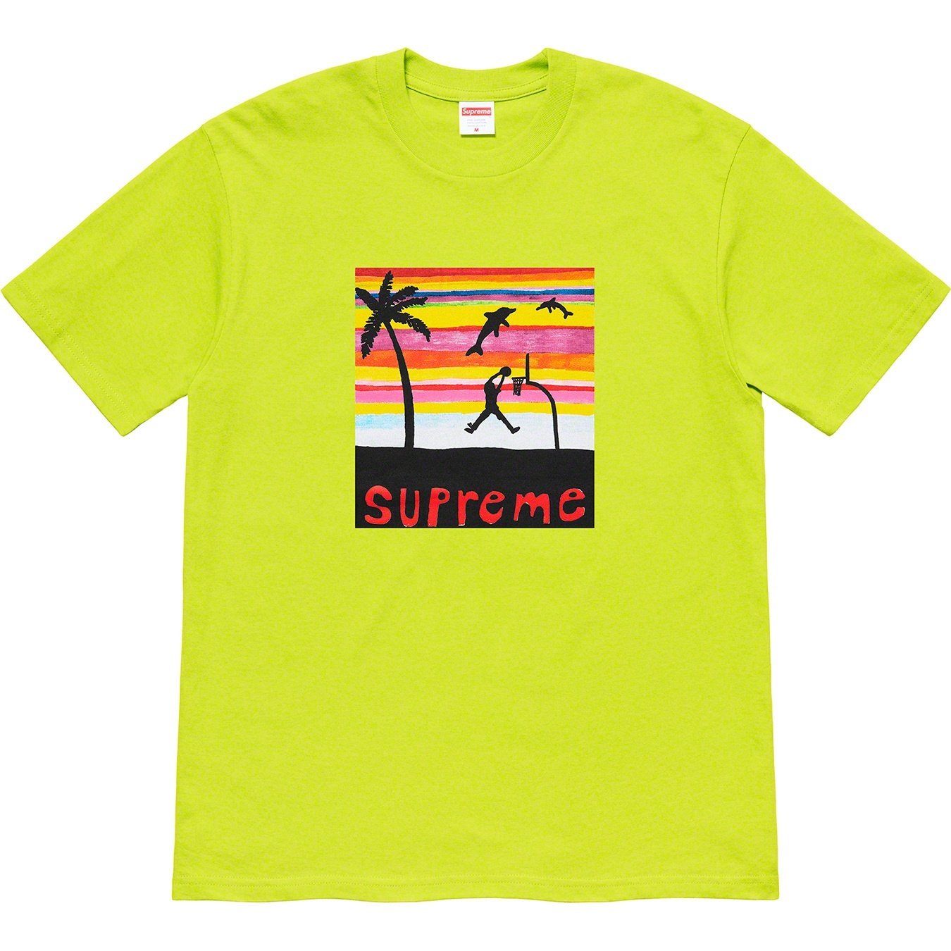 Supreme Dunk Tee (SS21) - Bright Green - $38