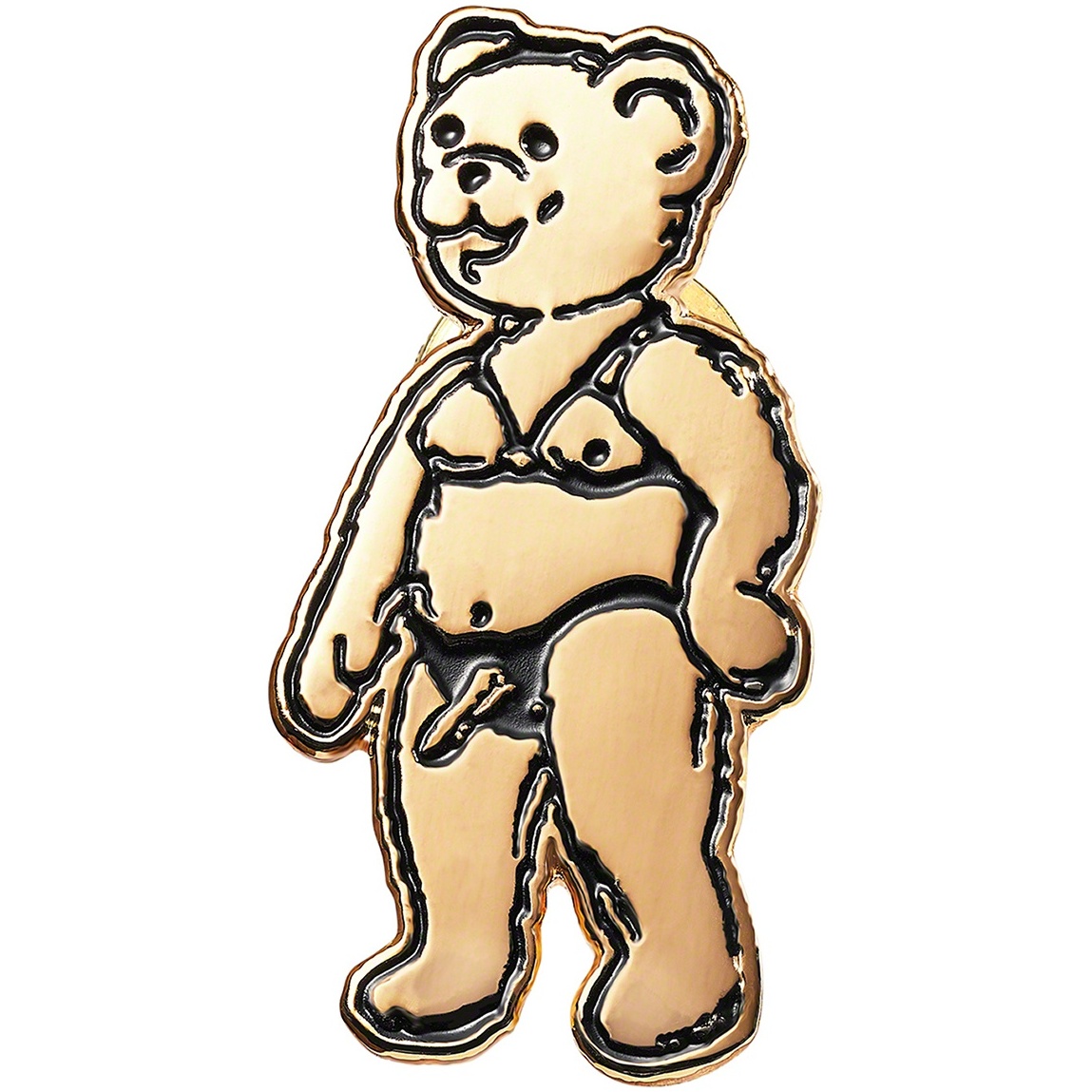 Supreme Not Sorry Pin (SS21) - Gold - $8