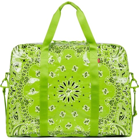 特典【 Supreme 】Bandana Large Duffle bag Spring/Summer 2021 Preview – Supreme