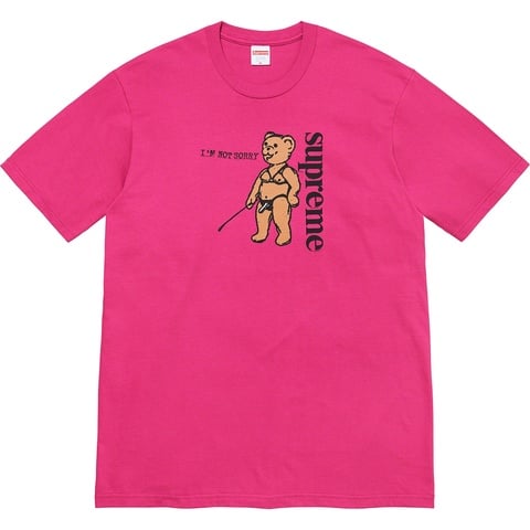 Supreme Not Sorry Tee - Pink