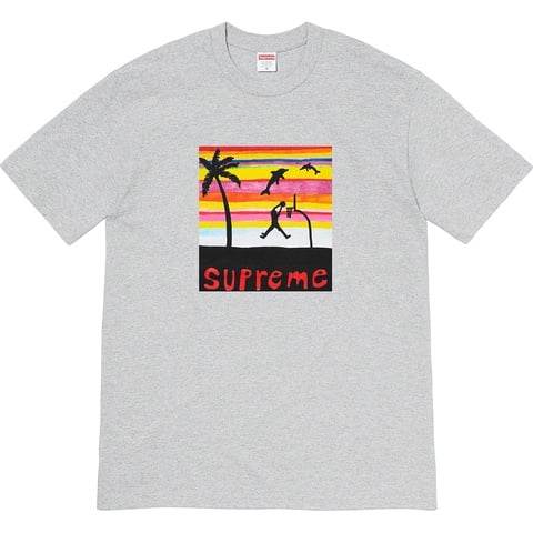 Supreme Dunk Tee - Heather Grey