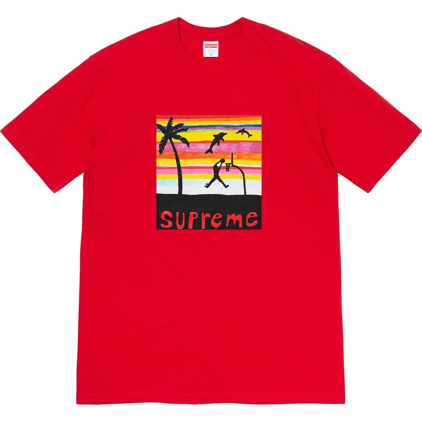 Supreme Dunk Tee (SS21) - Red - $38