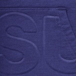 Supreme Embossed Logos Hooded Sweatshirt (SS21) - Washed Navy