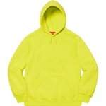 Supreme Embossed Logos Hooded Sweatshirt (SS21) - Acid Green