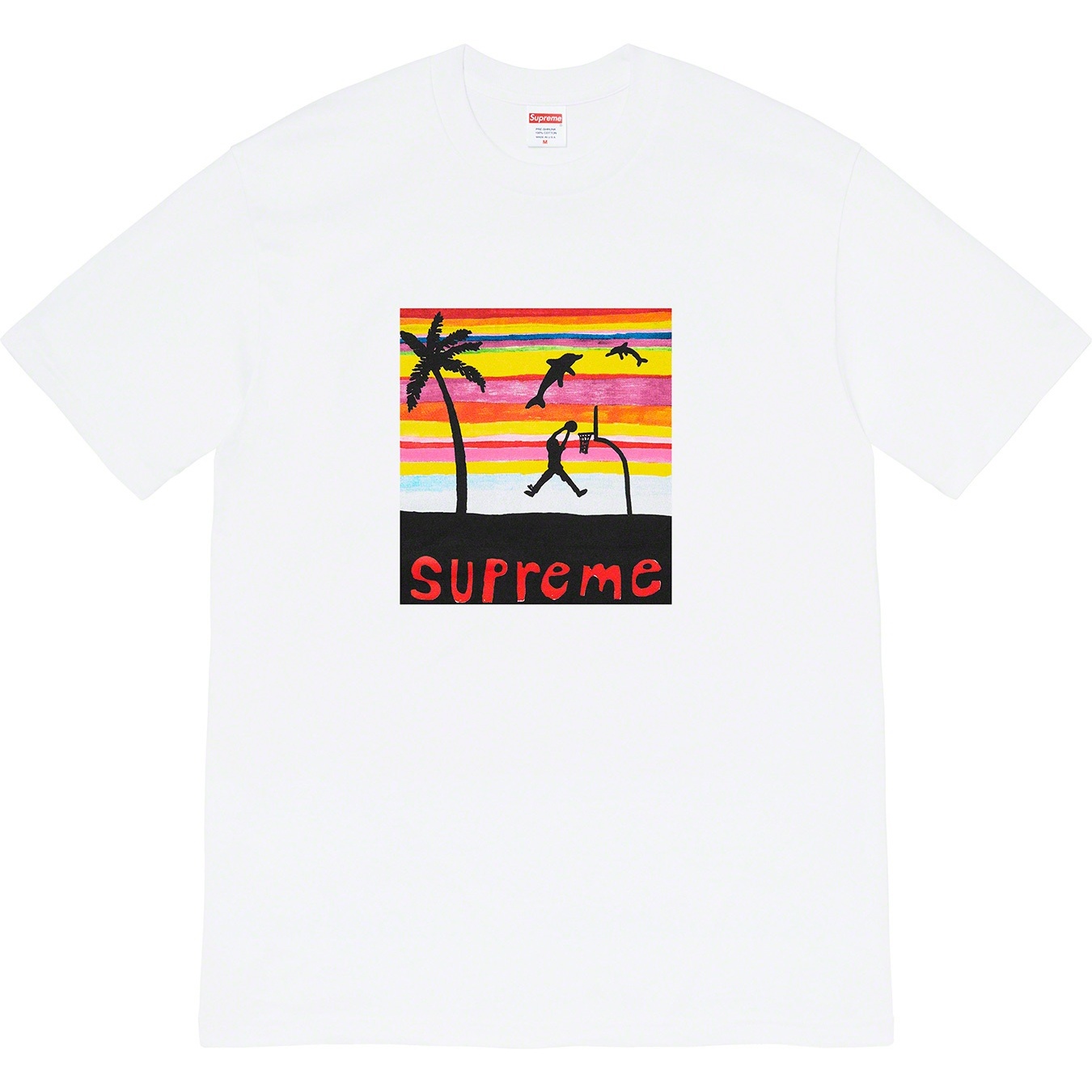 Supreme Dunk Tee (SS21) - White - $38