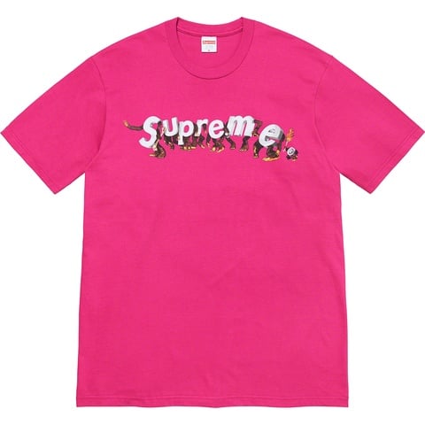 Supreme Apes Tee - Pink