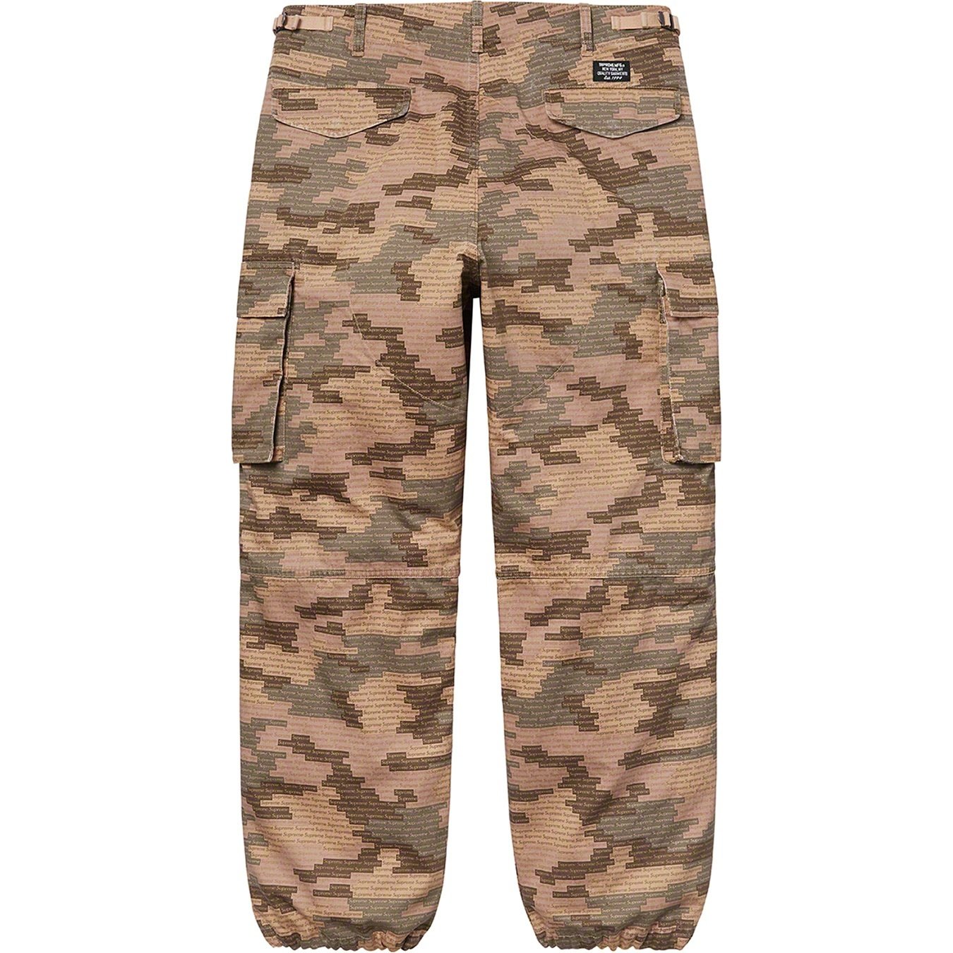 Supreme Cargo Pant (SS21) - Tan Camo - $158