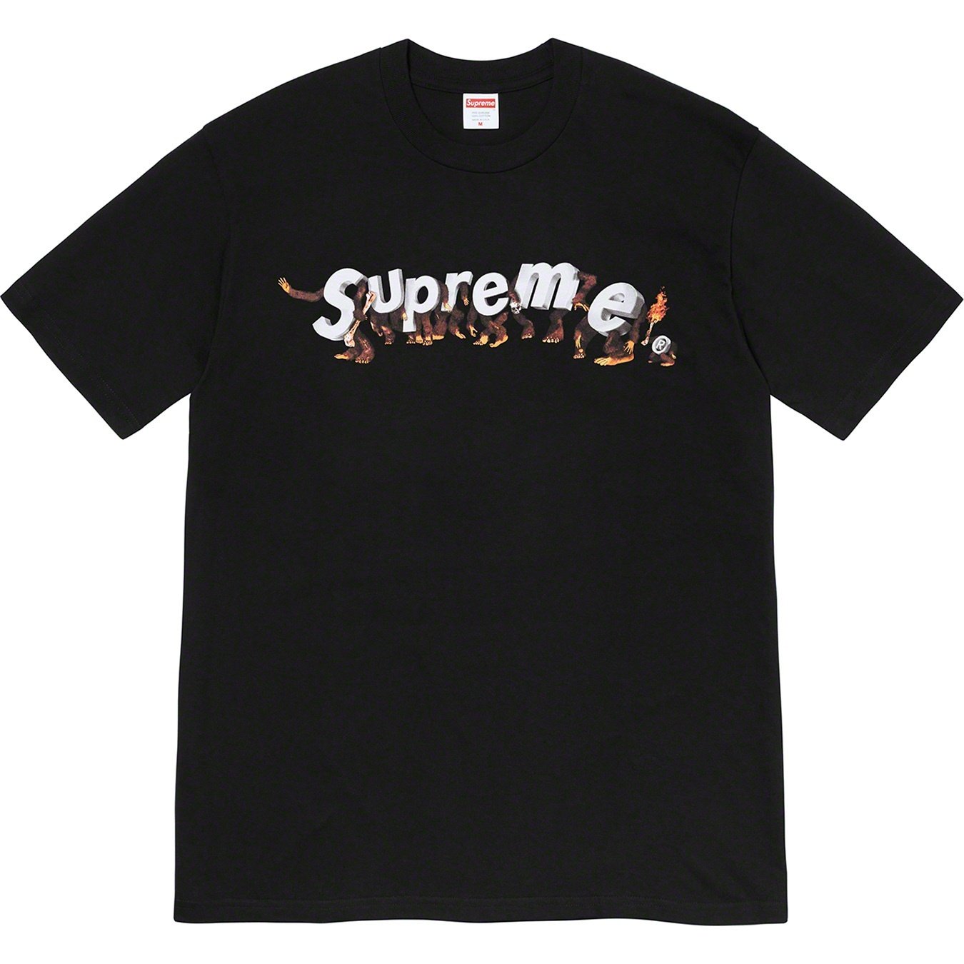 Supreme Apes Tee (SS21) - Black - $38