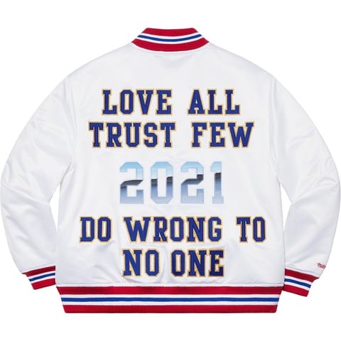 Supreme®/Mitchell & Ness® Satin Varsity Jacket - Supreme Supreme®/Mitchell & Ness® Satin Varsity Jacket - Supreme