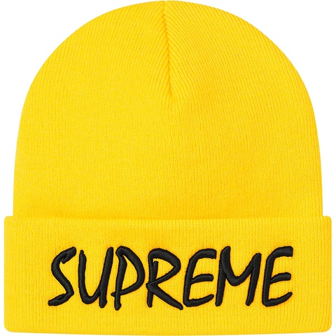 Supreme FTP Beanie - Yellow