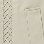 Supreme Braided Leather Overcoat (SS21) - Sand