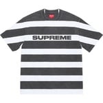 Supreme Printed Stripe S S Top (SS21) - Black