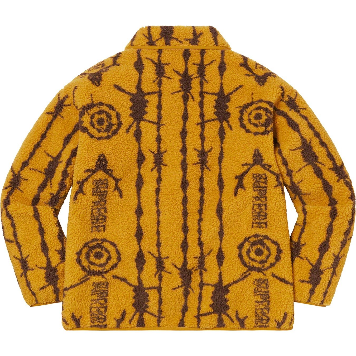 Supreme Supreme SOUTH2 WEST8 Fleece Jacket (SS21) - Mustard - $198