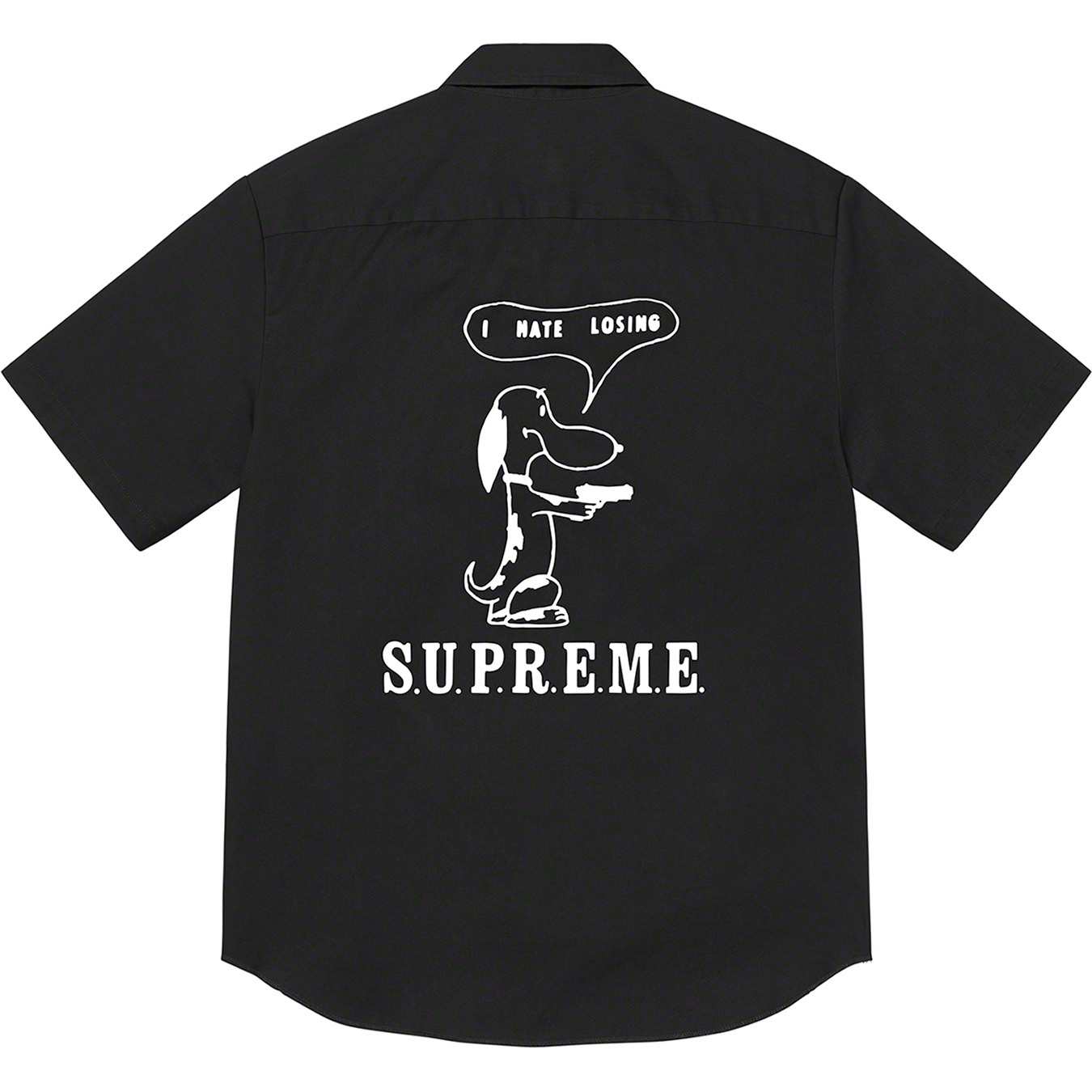 Supreme Dog S S Work Shirt (SS21) - Black - $128