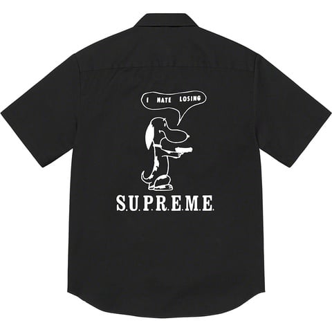 Supreme Dog S/S Work Shirt - Black