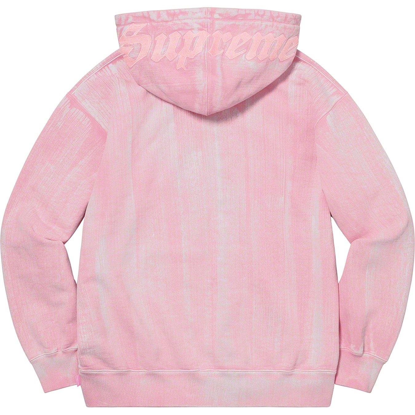 Supreme Brush Stroke Hooded Sweatshirt (SS21) - Pink - $168