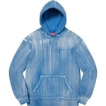 Supreme Brush Stroke Hooded Sweatshirt (SS21) - Pale Royal