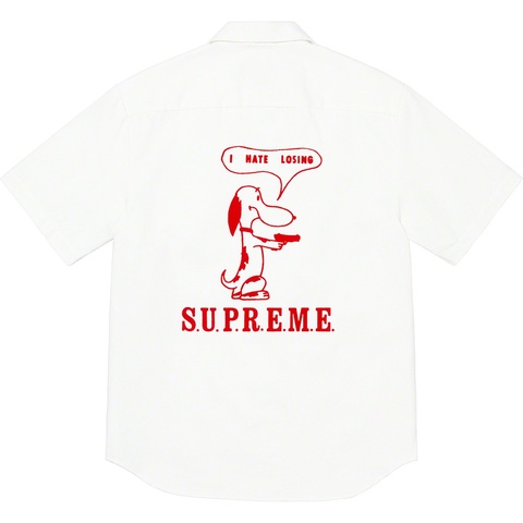 Supreme Dog S/S Work Shirt - White