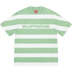 Supreme Printed Stripe S S Top (SS21) - Light Green