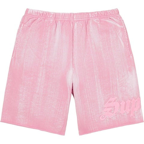 Supreme Brush Stroke Sweatshort - Pink