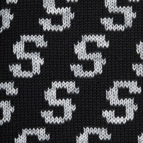 Supreme S Repeat Sweater - Black